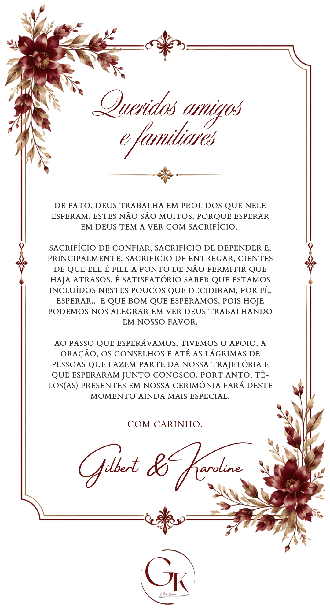Carta aos Convidados